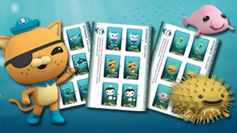 Octonauts Print and Play Pairs Game