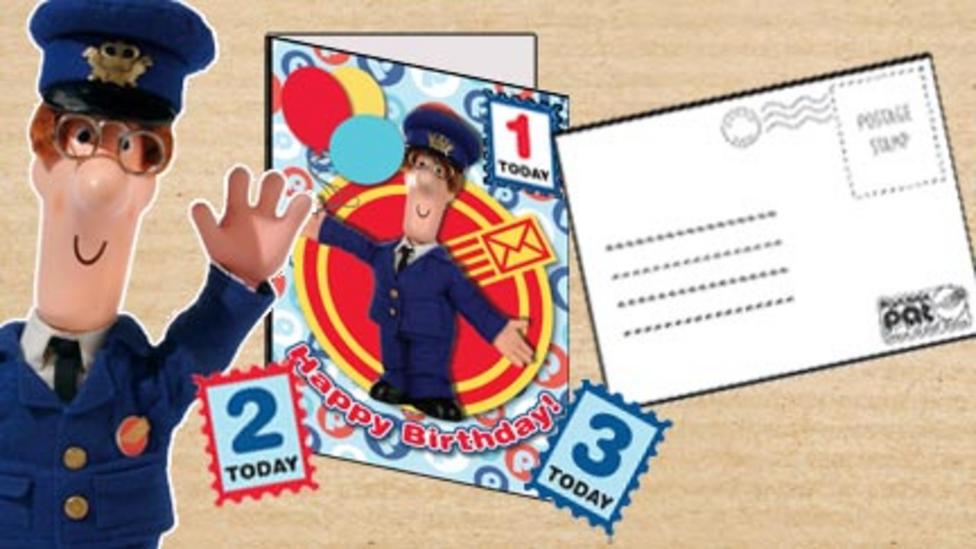 Postman Pat Birthday Card