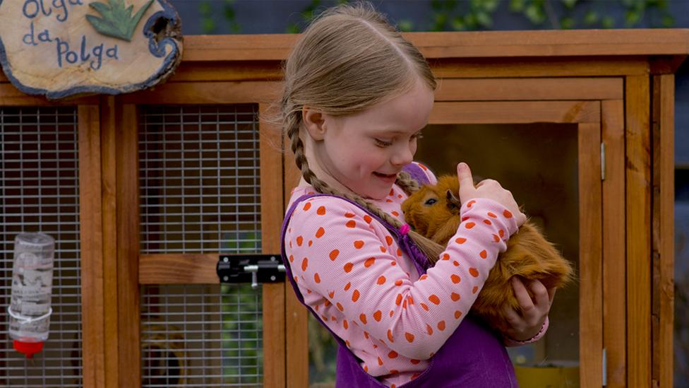 Animals from CBeebies show Olga da Polga