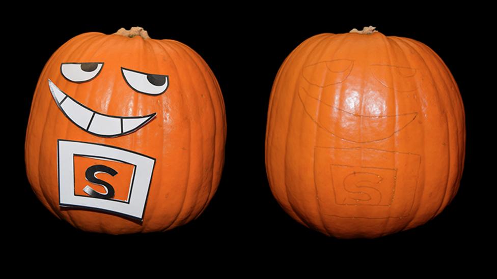 Supertato Pumpkin Template