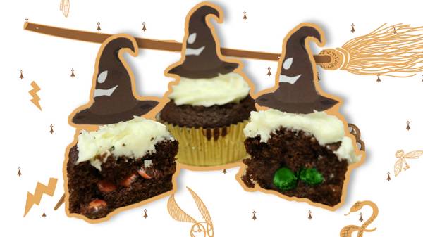 Sorting Hat cupcakes, revealing your Harry Potter house. A recipe from Blue  Peter. - CBBC - BBC