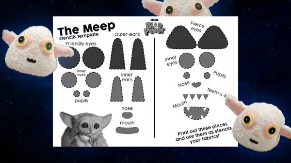 How to make your own Doctor Who The Meep toy! 