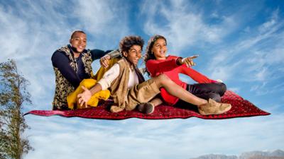 Jamillah and Aladdin - Jamillah and Aladdin ride on a magical carpet