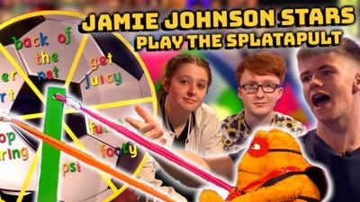 Saturday Mash-Up! - Jamie Johnson Stars Play The Splatapult!
