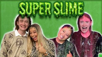 Saturday Mash-Up! - David Byrne and Molly Rainford get Super Slimed!