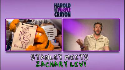 Saturday Mash-Up! - Stanley meets Zachary Levi from Harold and the Purple Crayon