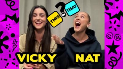 Saturday Mash-Up! - Nat and Vicky from Radio 1 Play This or That