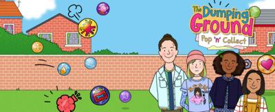 "The Dumping Ground: Pop 'n' Collect". Young characters standing outside buildings