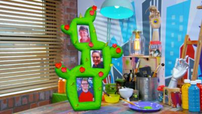 Art Ninja - Make a cactus photo frame
