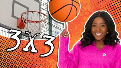 Blue Peter - How to play 3X3 basketball 