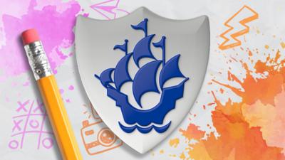 The classic Blue Peter badge.