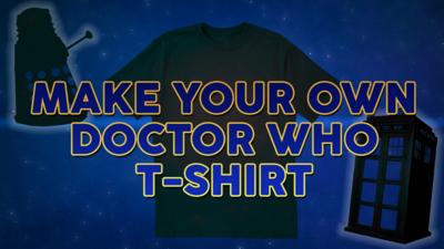 Blue Peter - Make an upcycled Doctor Who t-shirt