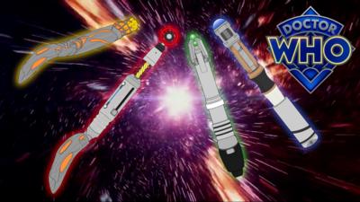 Image of a collection of sonic screwdrivers.