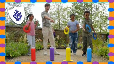 Blue Peter - Make your own ring toss game