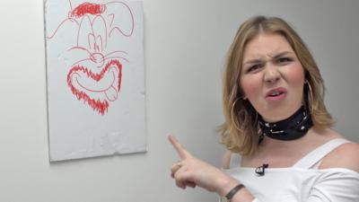 CBBC Official Chart Show - Chart Show Vlog: Millie's art gallery quiz