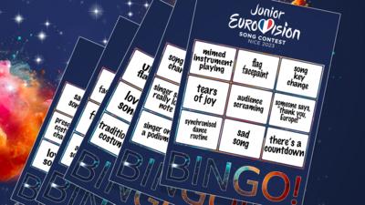 Junior Eurovision 2023 - Play Junior Eurovision bingo as you watch!