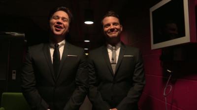 Sport Relief Does Glee Club 2014 - How well do Sam and Mark know each other?