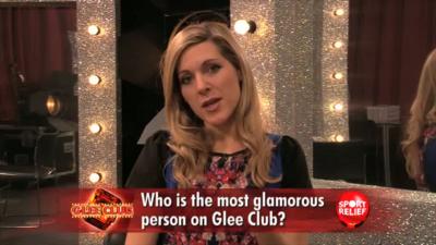 Sport Relief Does Glee Club 2014 - Naomi in the hotseat