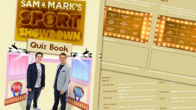 Sam and Mark's Sport Showdown Quiz Book Week 2