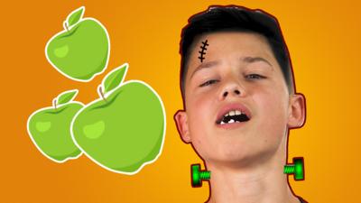 Top This - Apple bobbing and doughnut scoffing challenges
