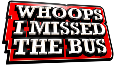Whoops I Missed the Bus logo.