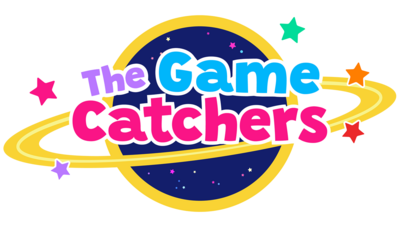 Planet illustration with the text 'the game catchers'.