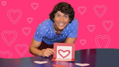CBeebies House - Make a Valentine's card with Andy