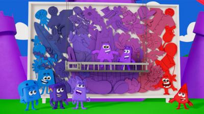 Colourblocks - Purple's Mural Makeover