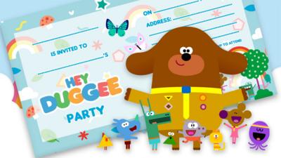 Hey Duggee - Hey Duggee party: Printable invitation