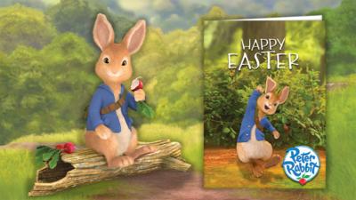 Peter Rabbit easter card promo