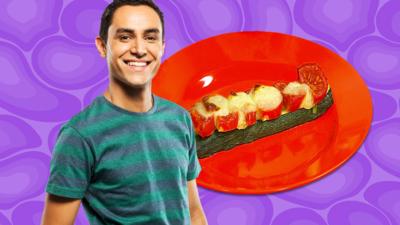 CBeebies House - Courgette Pizza Boats