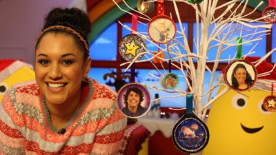 Cat and the CBeebies Baubles