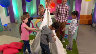 The Let's Go Club - Indoor Tepee
