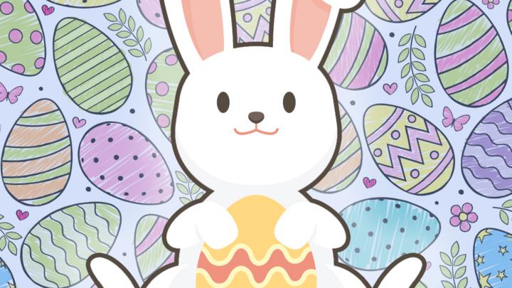 Happy Easter! Enjoy It!, colorful, bunny girl, easter, bunny ears, sweet,  cute, HD wallpaper | Peakpx