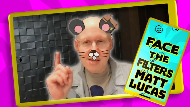 Matt Lucas is interviewed on CBBC Saturday Mash Up Face The Filters ...