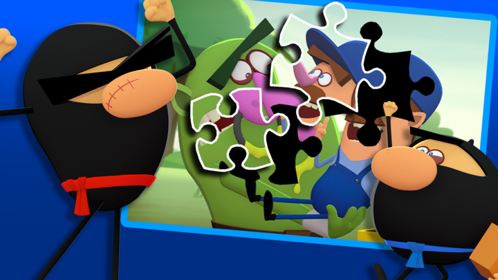 Jigsaw: Ninja Express - Cartoon Puzzles - CBBC - BBC