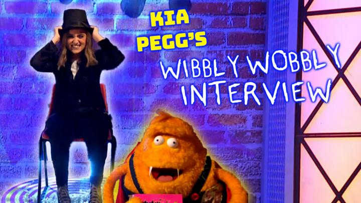 Actress Kia Pegg plays Stanley's wibbly wobbly interview CBBC Saturday ...