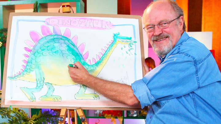 How to draw a dinosaur - CBeebies - BBC