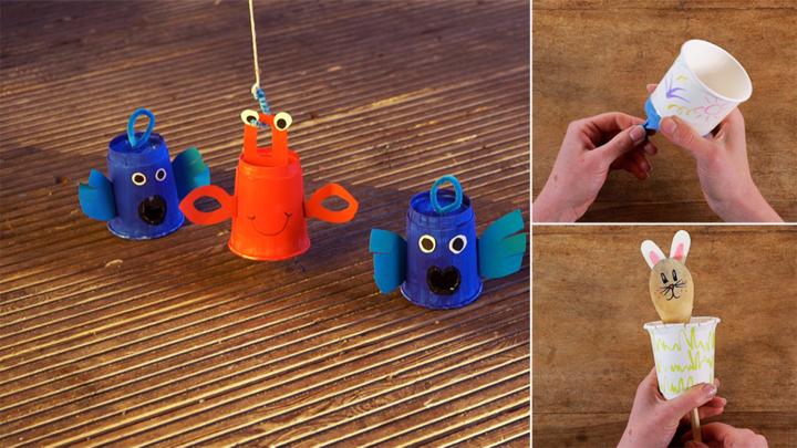 Fantastic paper cup crafts - CBeebies - BBC