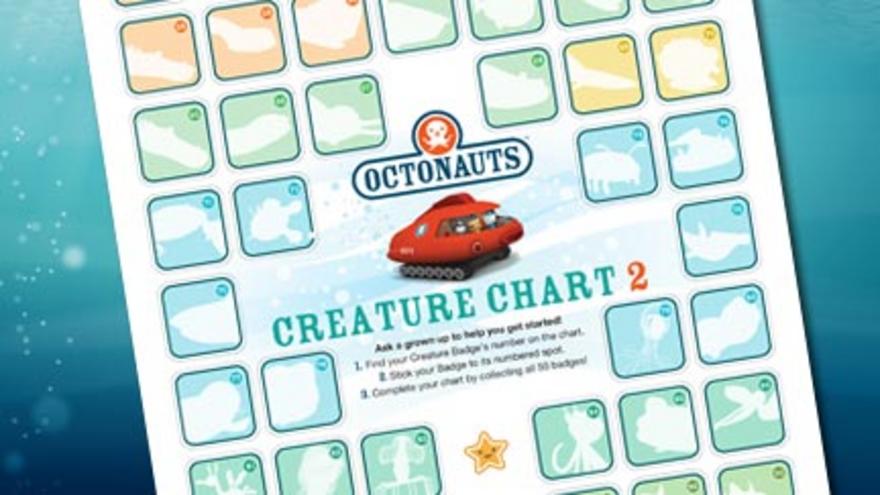 Octonauts Creature Chart