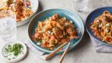 Air fryer meatballs with cherry tomato sauce recipe - BBC Food