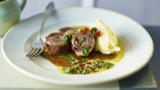 Breast of lamb with broccoli, anchovy and caper dressing recipe - BBC Food