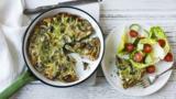 Garlic mushroom frittata 