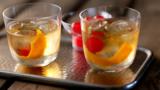 Old-fashioned whisky cocktail