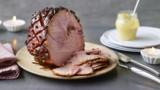 Slow-cooked black treacle ham