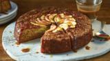 Sticky toffee apple pudding with calvados caramel sauce