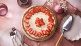 Strawberry mascarpone tart