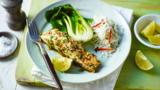 Thai steamed salmon