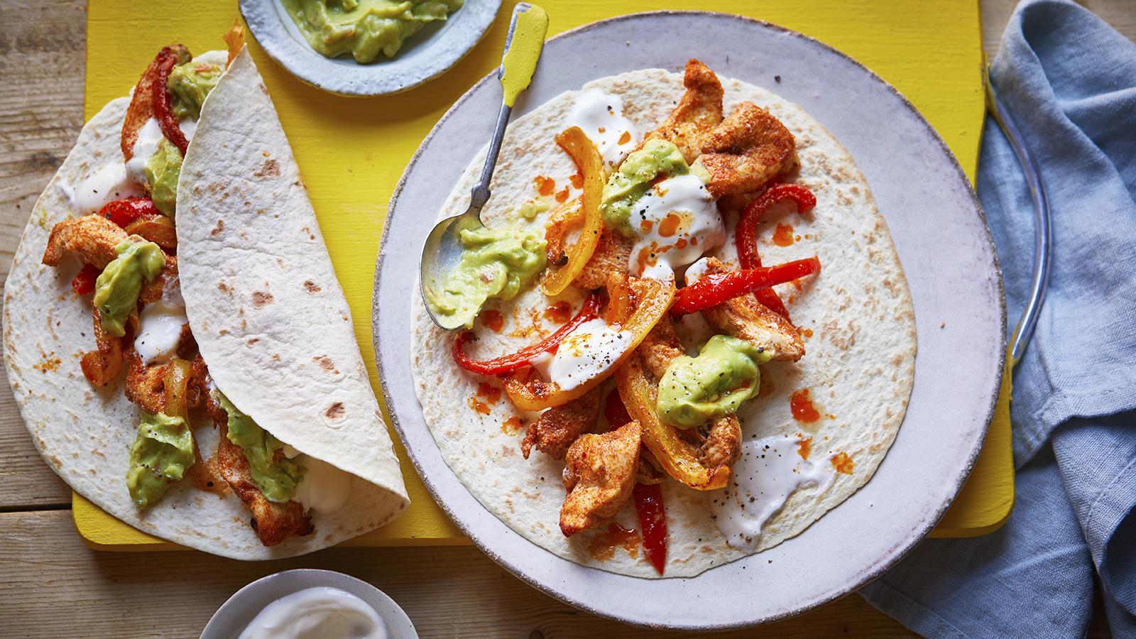 Air fryer chicken fajitas