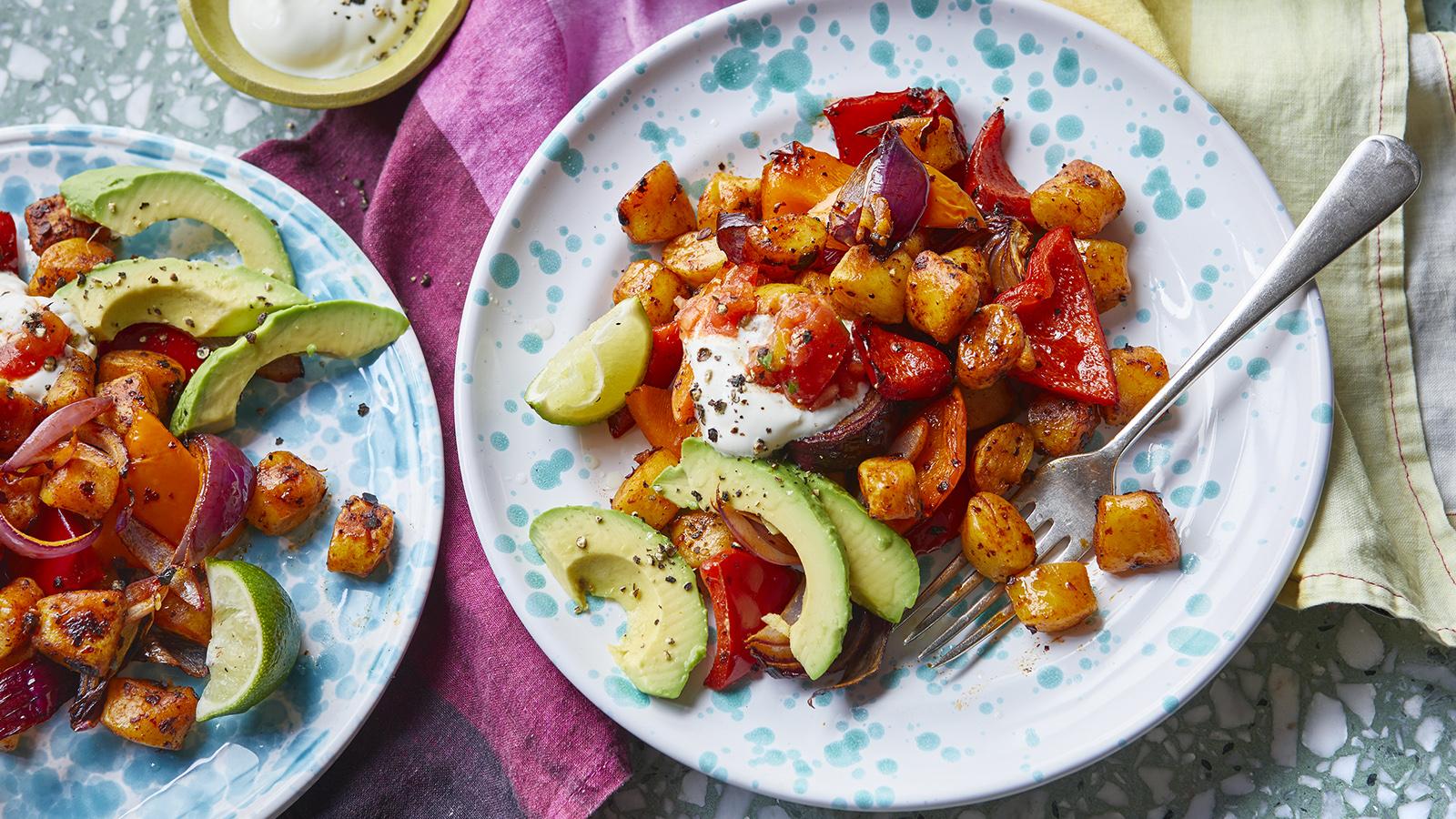 Air fryer chipotle peppers and gnocchi